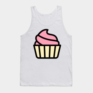 Pink Cupcake Cartoon Icon Tank Top